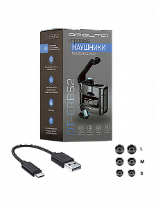 Наушники беспроводные Bluetooth с микрофоном в кейсе Орбита OT-ERB52